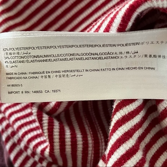 The Fifth Label Red And White Striped Tee - Picture 6 of 6